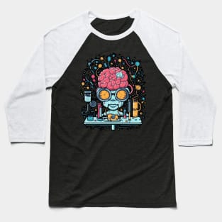 Think Is Not Illegal Yet With Brain Art Baseball T-Shirt
